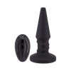 Vibrating Butt Plug Seven Creations Power Beads Black