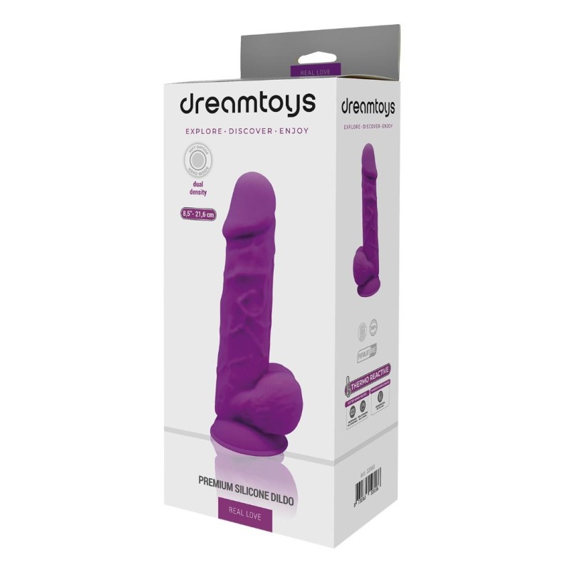Ρεαλιστικό Dildo Dreamtoys 22cm Μοβ