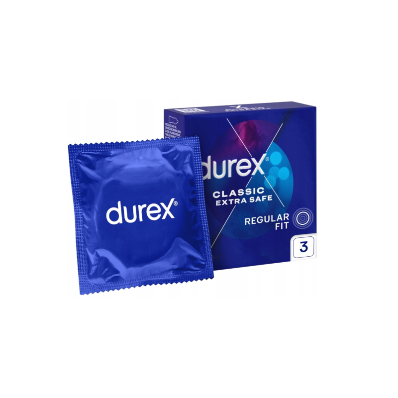 Durex Προφυλακτικά Ανθεκτικά Durex Extra Safe 3τμχ Προφυλακτικά