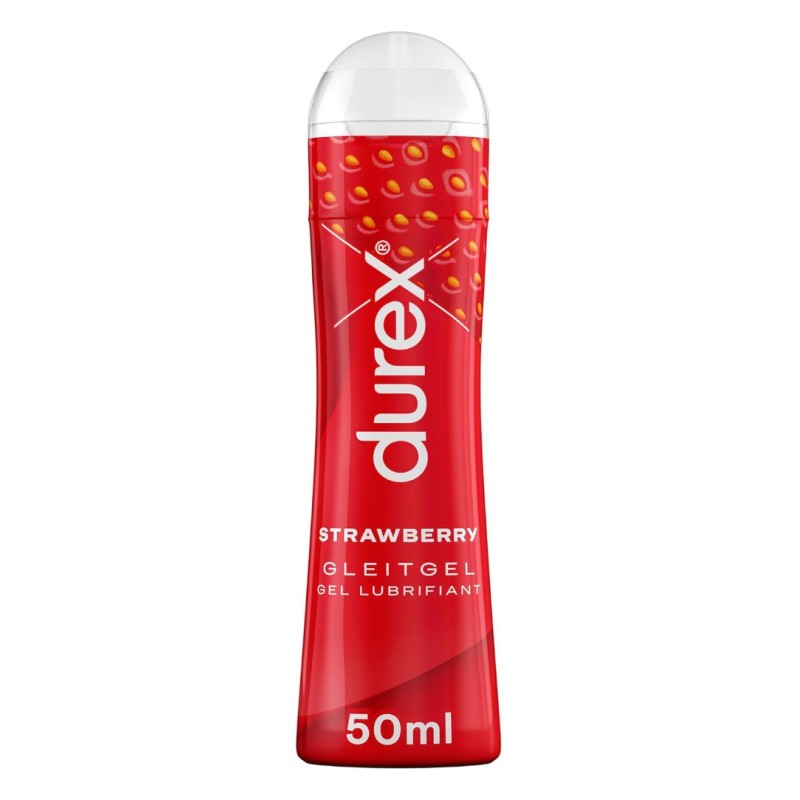 Durex Λιπαντικό Νερού Με Γεύση Φράουλα Durex Play 50ml Νερού