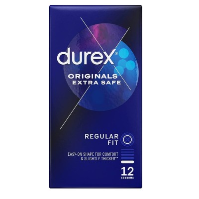 Condoms Durex Extra Safe Thiker 12pcs Condoms Durex Extra Safe Thiker 12pcs