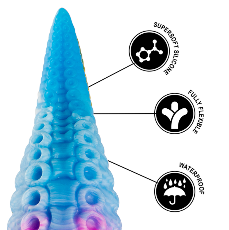 Realistic Dildo Epic Phorcys Tentacle 17cm Blue/Pink