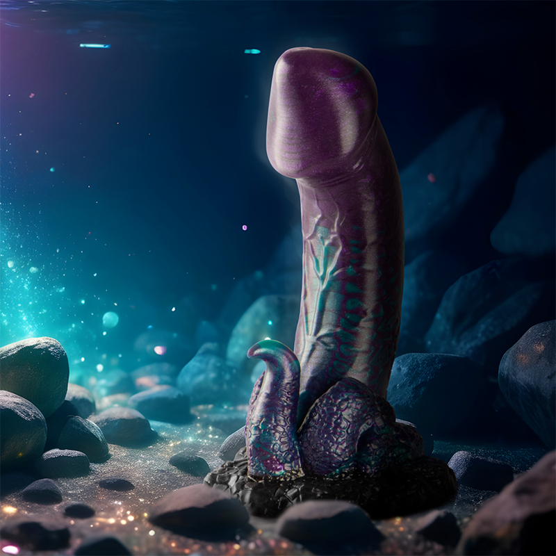 Ρεαλιστικό Dildo Epic Basilisk 18cm Μοβ Ρεαλιστικό Dildo Epic Basilisk 18cm Μοβ