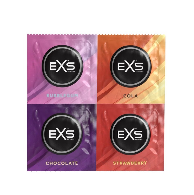 Condoms EXS Mixed Flavoured 48pcs