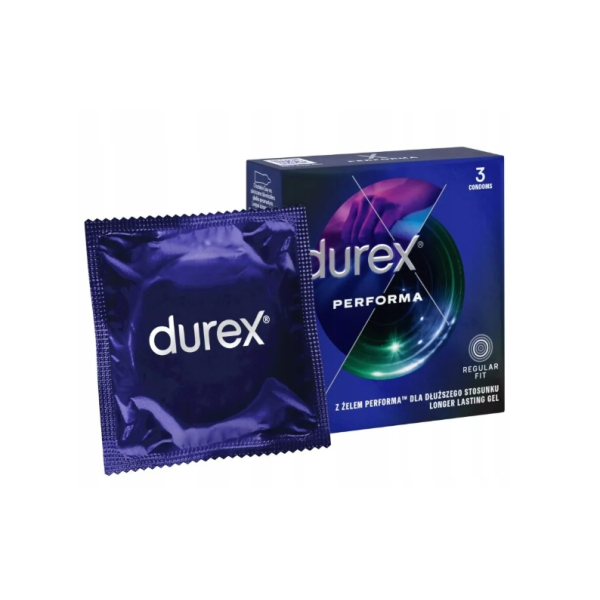 Προφυλακτικά Με Επιβραδυντικό Durex Performa 3τμχ Προφυλακτικά Με Επιβραδυντικό Durex Performa 3τμχ