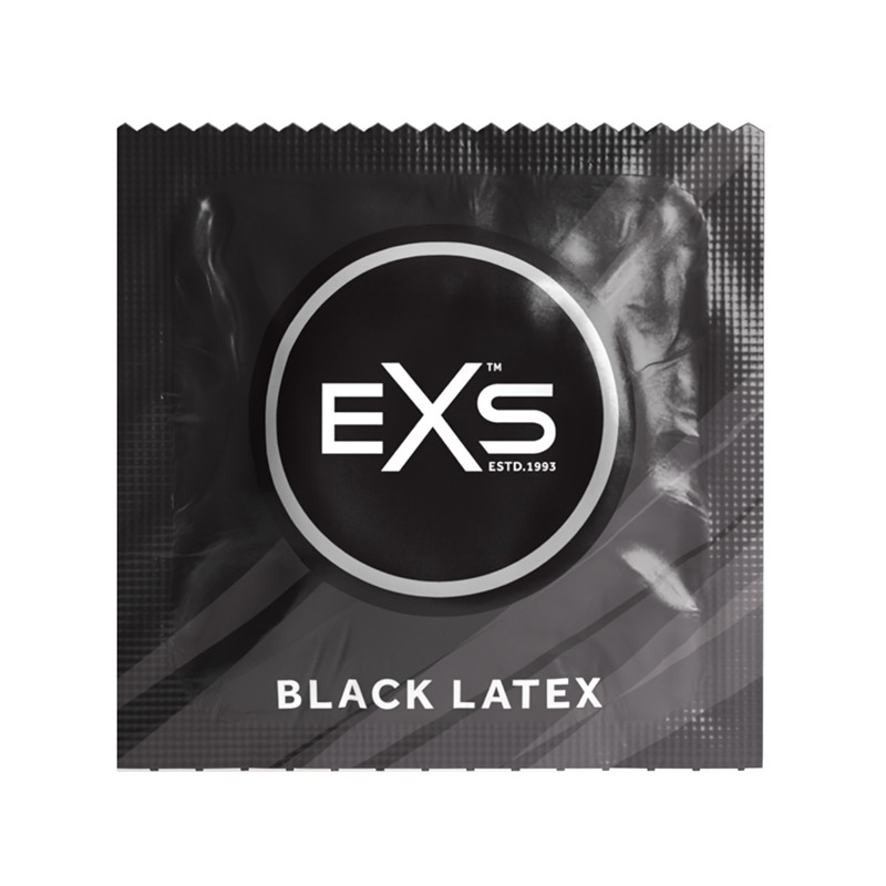 EXS Condoms EXS Black Latex 12pcs Condoms