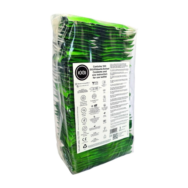 EXS Condoms EXS Ribbed & Dotted 100pcs Condoms