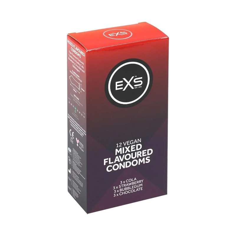 Condoms EXS Mixed Flavoured 12pcs