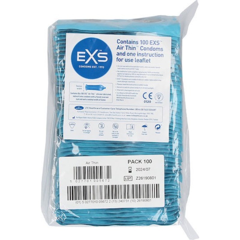 EXS Condoms EXS Air Thin 100pcs Condoms