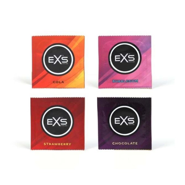 Προφυλακτικά Με Γεύσεις EXS Mixed Flavoured 48τμχ