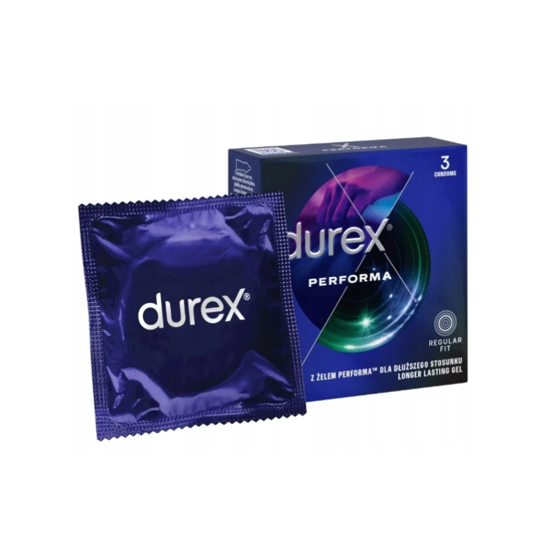 Προφυλακτικά Με Επιβραδυντικό Durex Performa 3τμχ