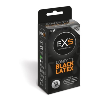 Condoms EXS Black Latex 12pcs Condoms EXS Black Latex 12pcs
