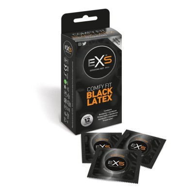 Condoms EXS Black Latex 12pcs Condoms EXS Black Latex 12pcs