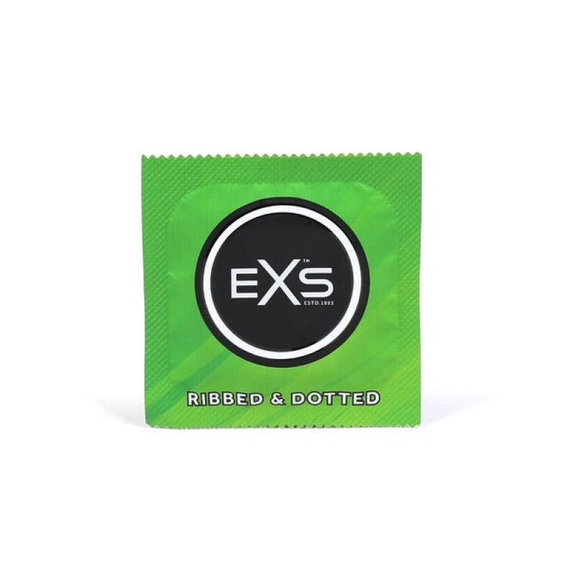 Condoms EXS Ribbed & Dotted 3pcs