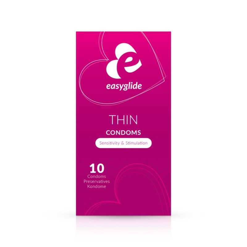 EasyGlide Προφυλακτικά Λεπτά EasyGlide 10τμχ Προφυλακτικά