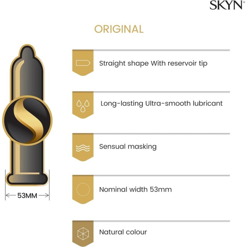 Condoms SKYN Original 10pcs SKYN Condoms SKYN Original 10pcs Condoms