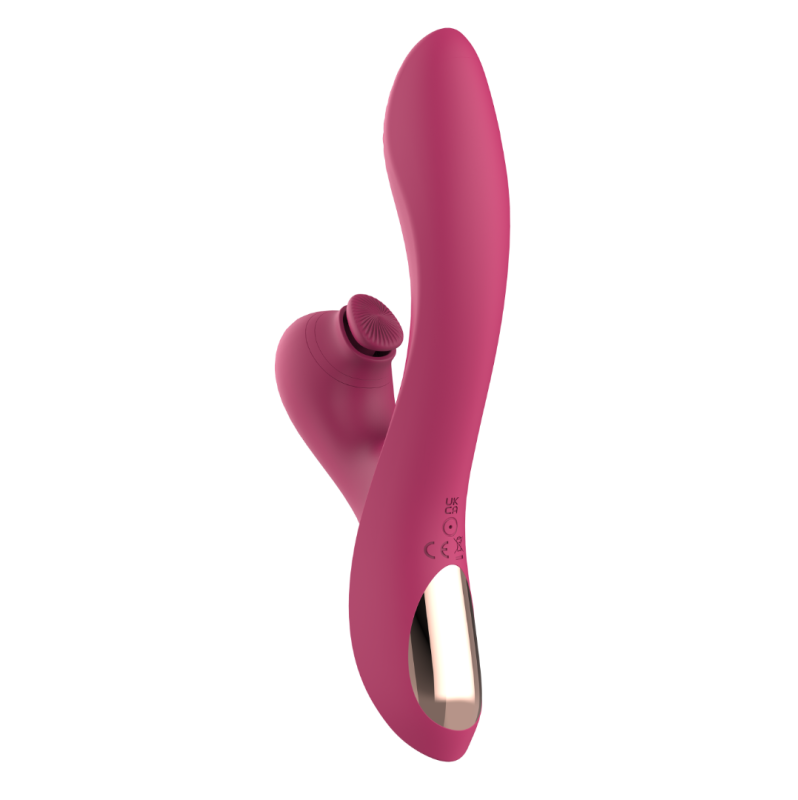 Rabbit Vibrator Dreamtoys with Suction Dual G-Spot Essentials Pink Rabbit Vibrator Dreamtoys with Suction Dual G-Spot Essentials Pink