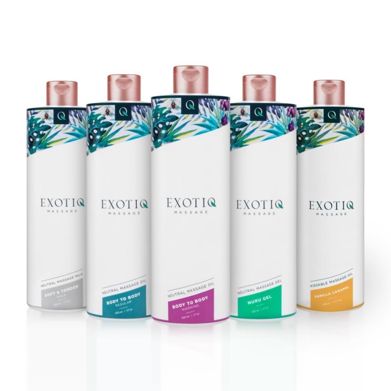 Exotiq Λάδι Μασάζ Exotiq Βανίλια Καραμέλα 500ml Έλαια & Κεριά Μασάζ