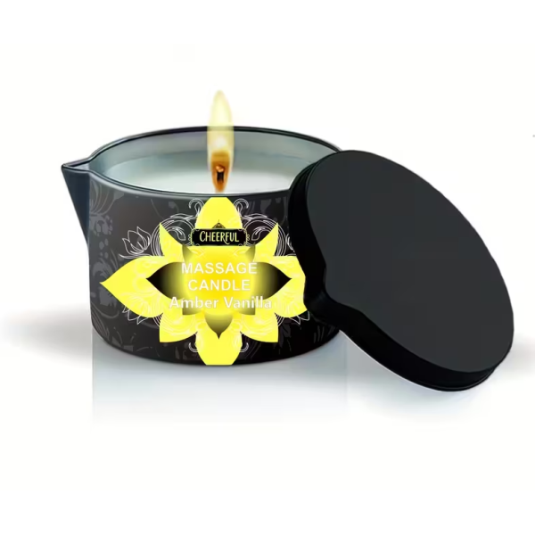 Κερί Μασάζ Evoduck Amber Vanilla