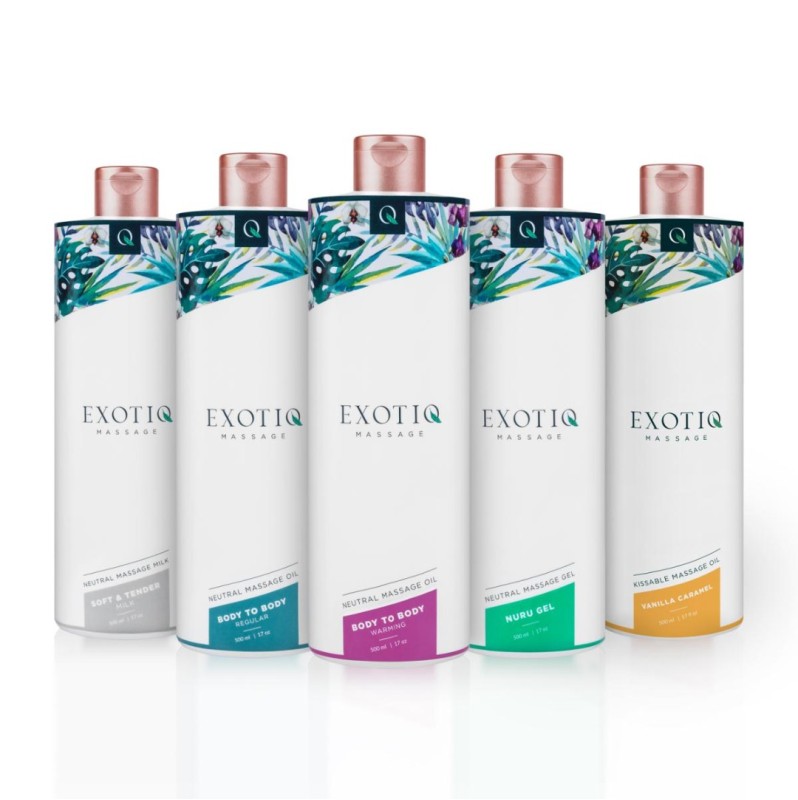 Λάδι Μασάζ Exotiq Βανίλια Καραμέλα 500ml