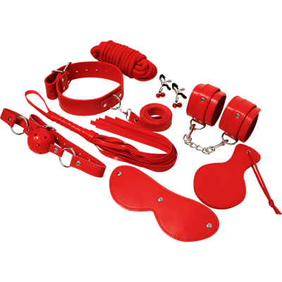 BDSM Fetish Kit Experience Red Series  BDSM Fetish Kit Experience Red Series