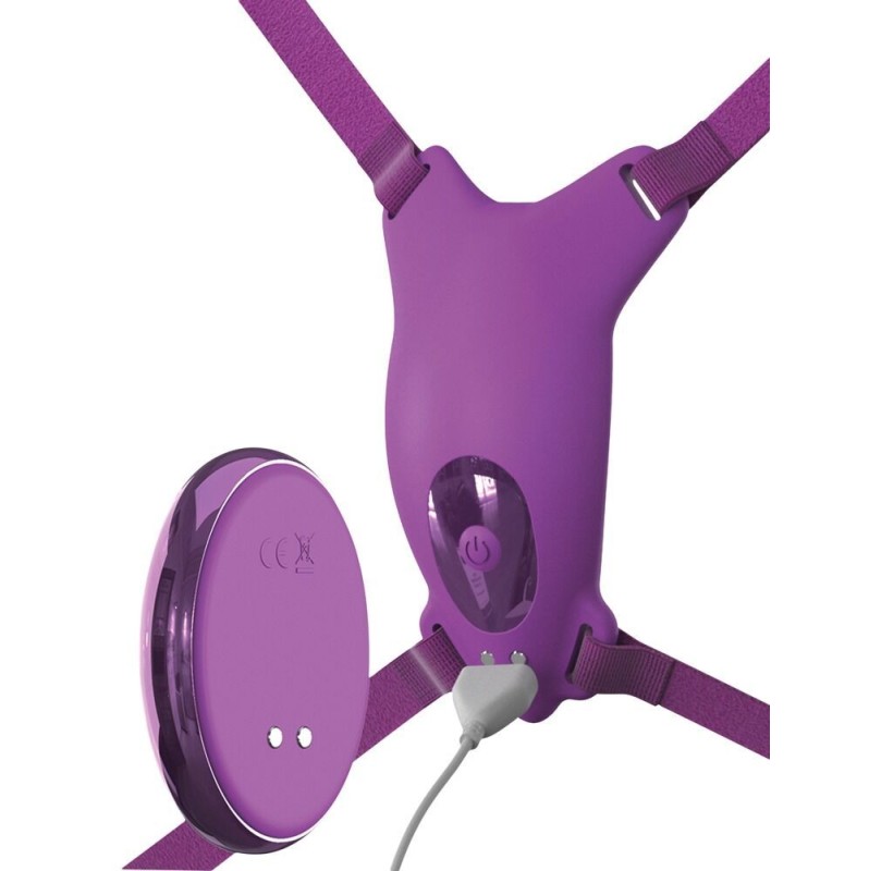 Vibrating Panties Fantasy For Her Ultimate Butterfly Strap-on Purple