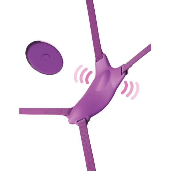 Vibrating Panties Fantasy For Her Ultimate Butterfly Strap-on Purple