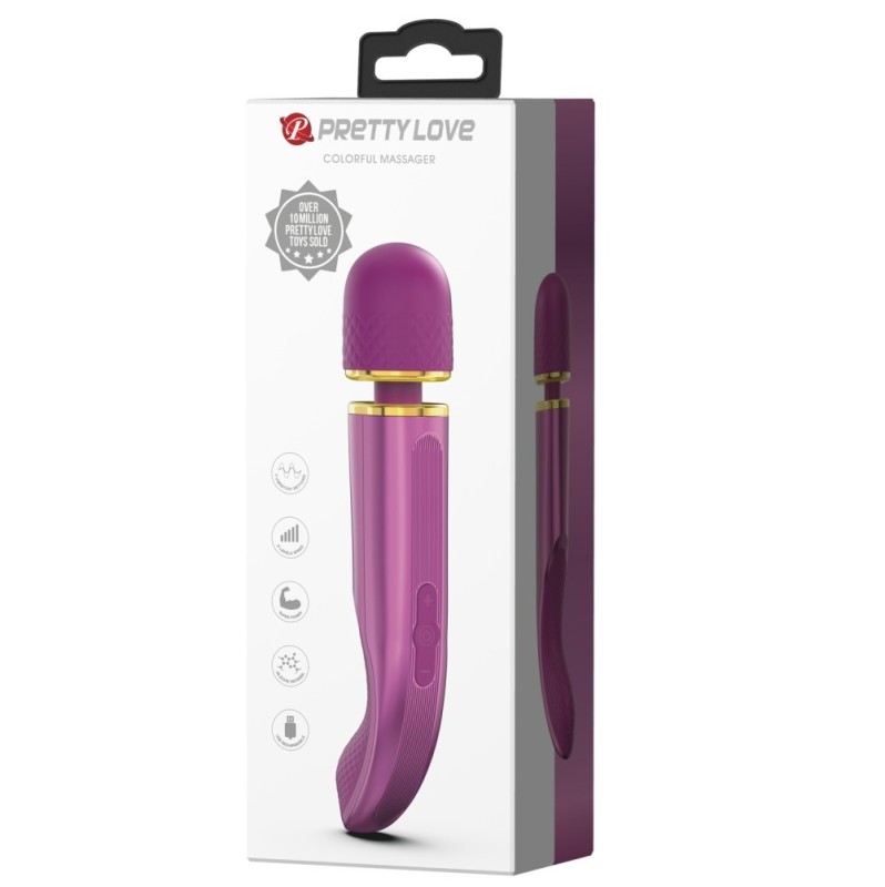 Wand Vibrator Pretty Love Colorful Massager Purple