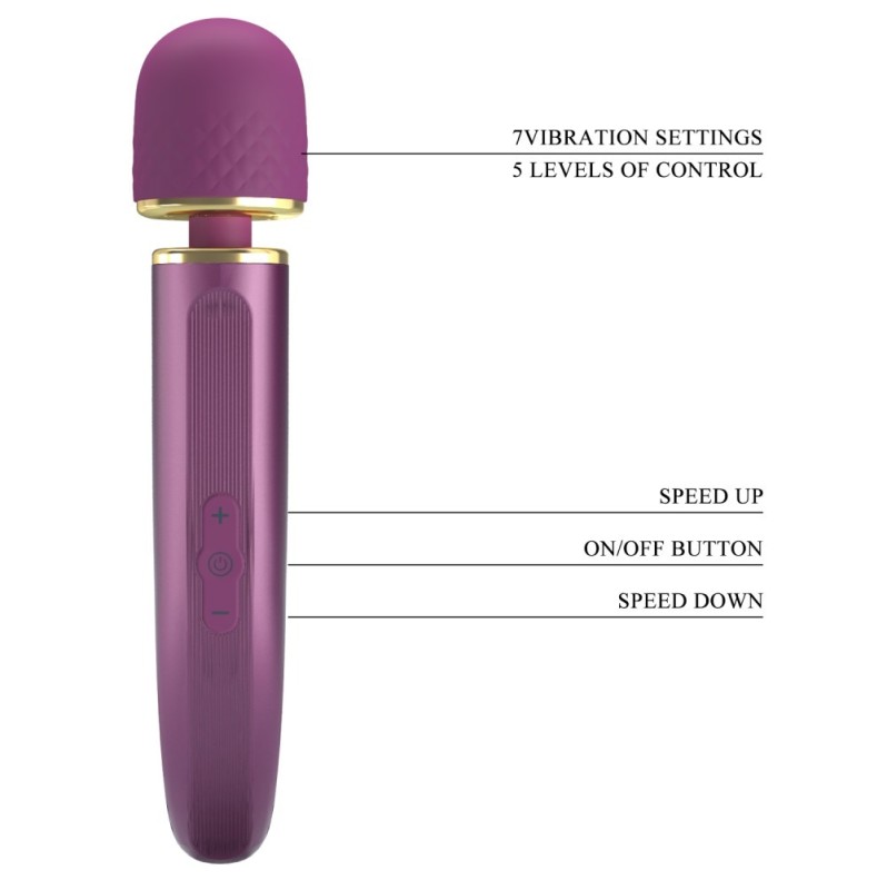 Wand Vibrator Pretty Love Colorful Massager Purple