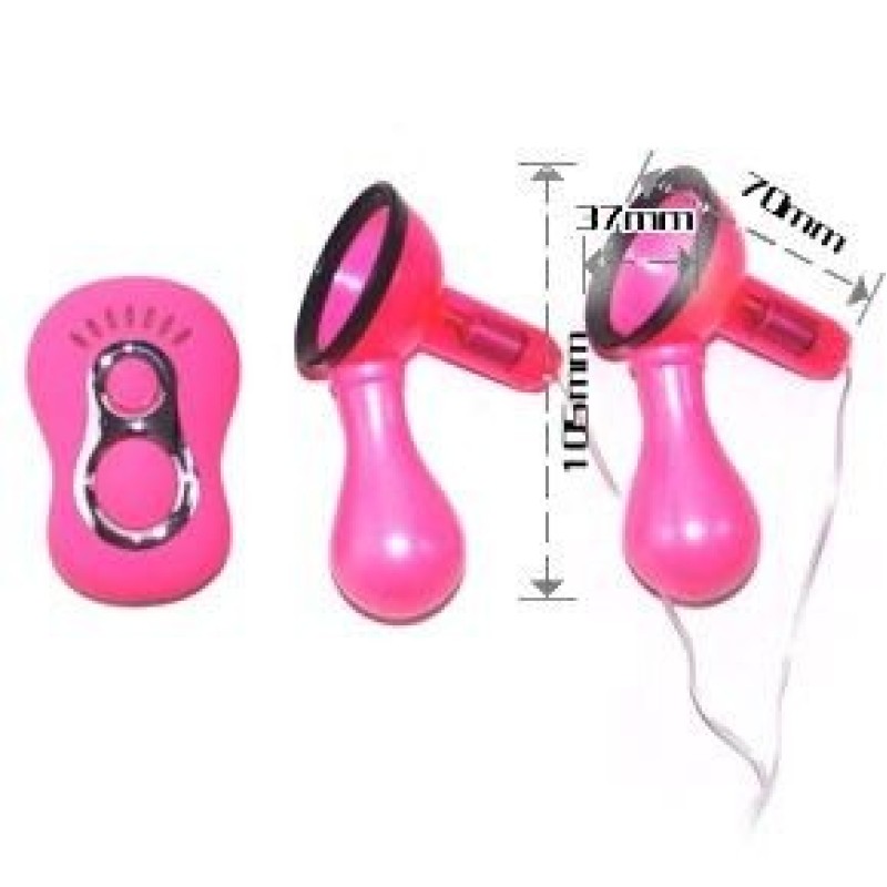Baile Vibrating Nipple Suckers Baile Pink Pumps