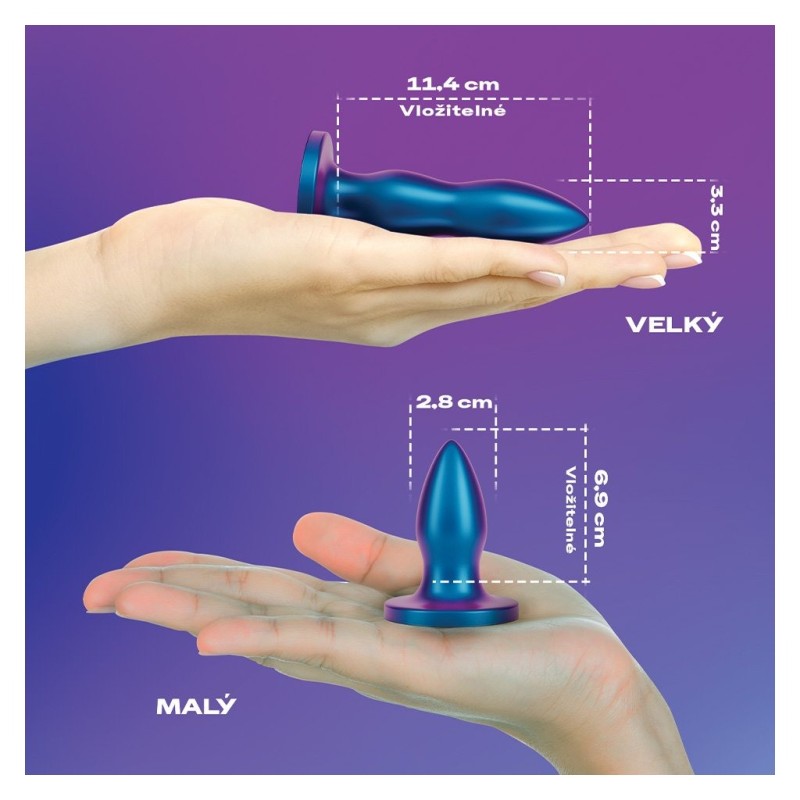 Durex Butt Plug Set Durex Play Deep & Deeper Blue Non-Vibrating butt plugs