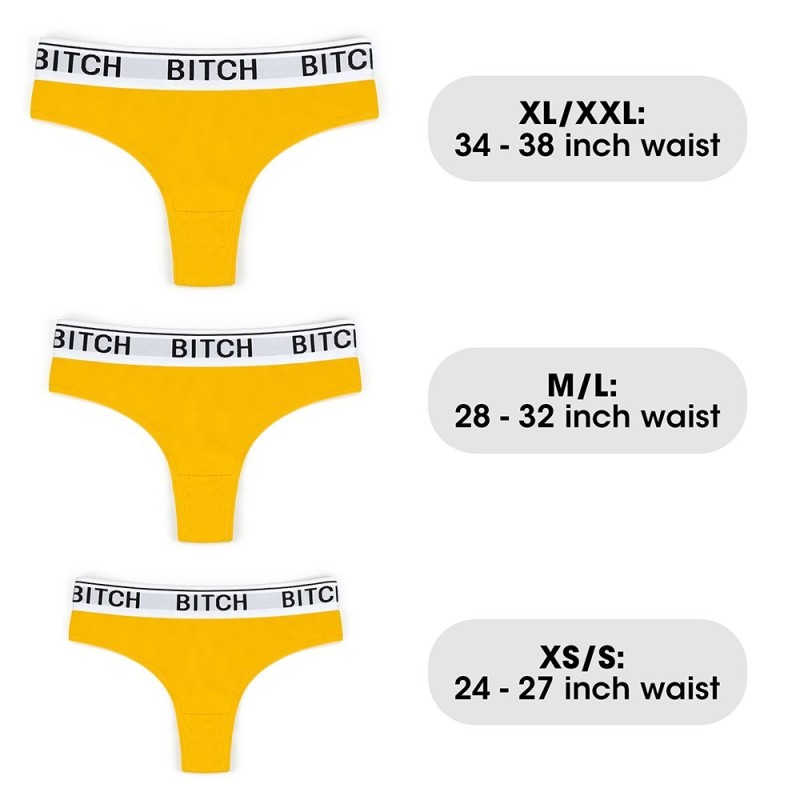 Lovetoy Εσώρουχο Δονούμενο Lovetoy Ingen Βitch Κίτρινο Δονητές Εσωρούχου