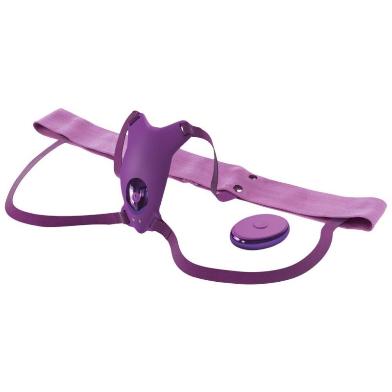 Fantasy For Her Εσώρουχο Δονούμενο Fantasy For Her Ultimate Butterfly Strap-on Μοβ Δονητές Εσωρούχου