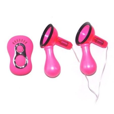 Vibrating Nipple Suckers Baile Pink Vibrating Nipple Suckers Baile Pink