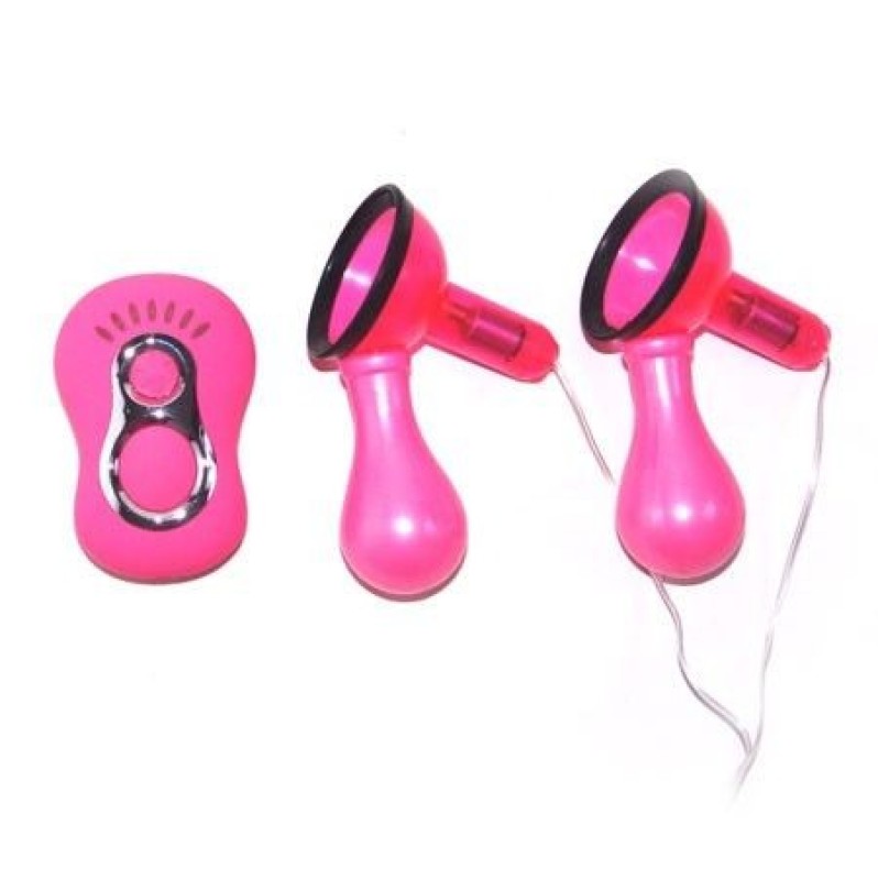 Vibrating Nipple Suckers Baile Pink