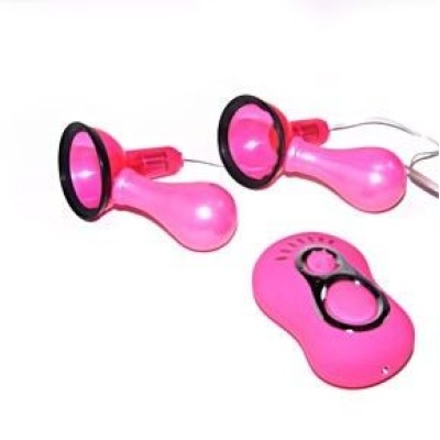 Vibrating Nipple Suckers Baile Pink Vibrating Nipple Suckers Baile Pink