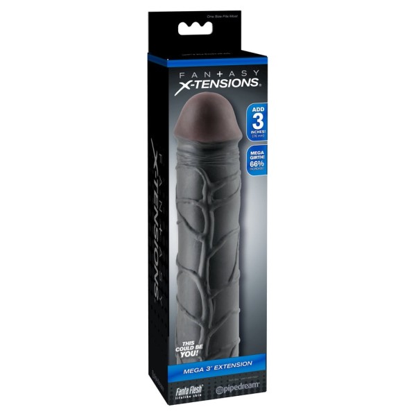 Προέκταση Πέους Fantasy X-tensions Perfect 3 Μαύρο