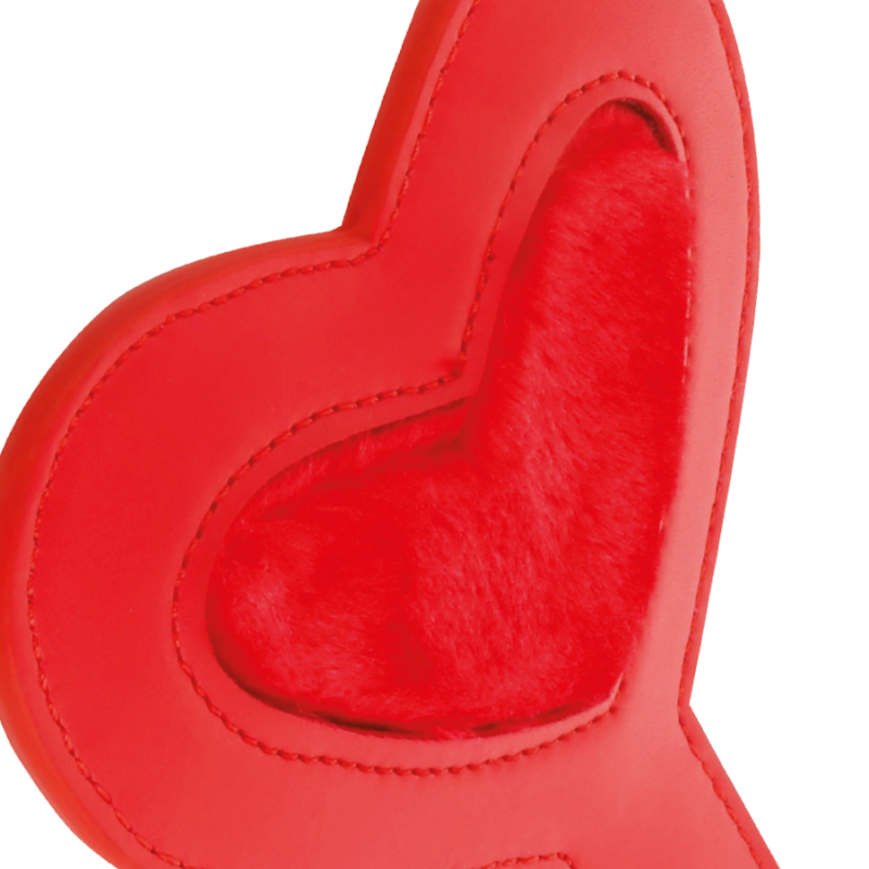 Fetish Addict Heart Paddle Fetish Submisive Love Red Floggers & Paddles