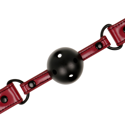 Breathable Ball Gag  Fetish Submisive Dark Room Red Breathable Ball Gag  Fetish Submisive Dark Room Red