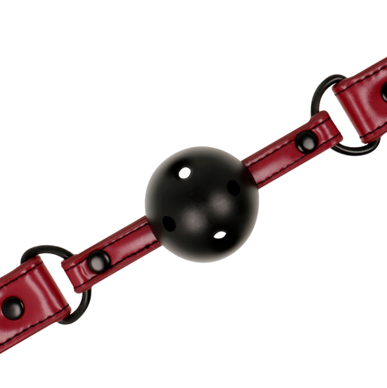 Breathable Ball Gag  Fetish Submisive Dark Room Red