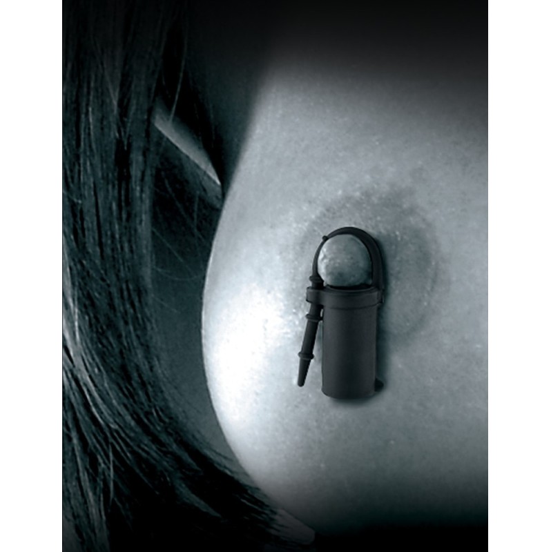Vibrating NSilicone Nipple Teazers Fetish Fantasy Series Black