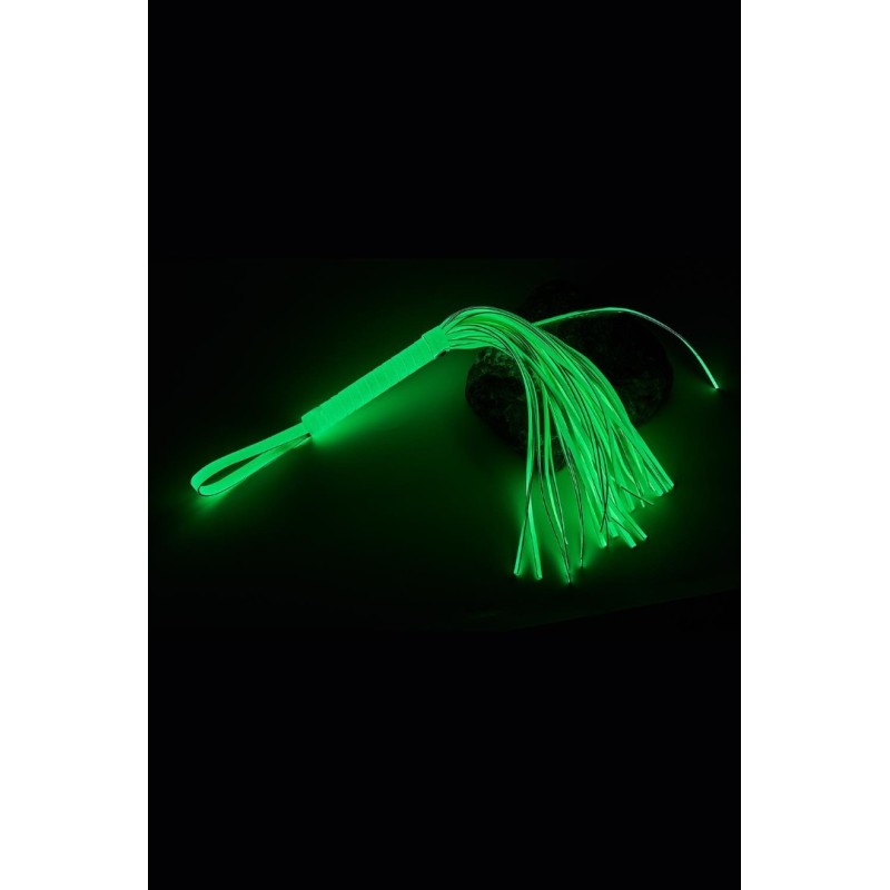 Dreamtoys Μαστίγιο Φωσφοριζέ Dreamtoys Glow In The Dark Πράσινο Μαστίγια & Paddles