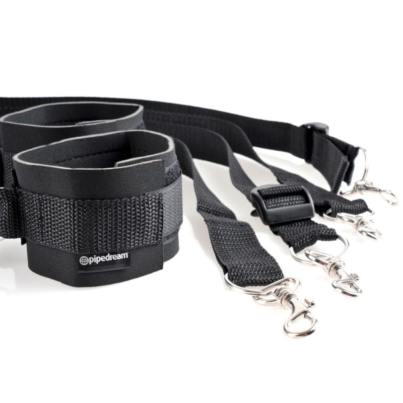 Fetish Fantasy Series Cuff & Tether Set Fetish Fantasy Series Black Restraints