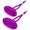 Pretty Love Vibrating Nipple Clamps Pretty Love Bancroft Purple Nipple Clamps