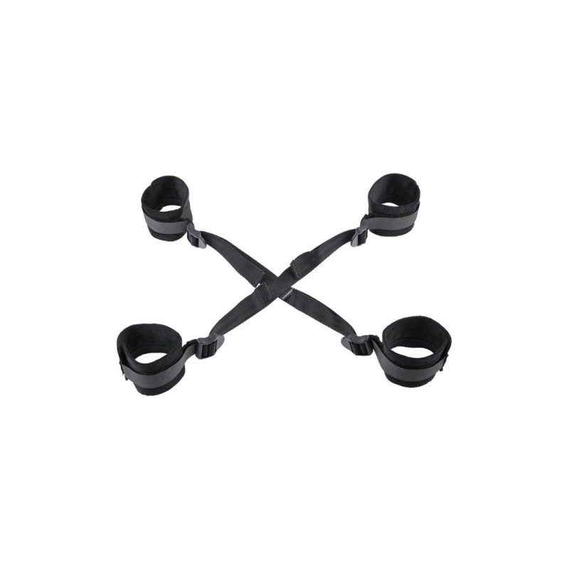 Sportsheets Hogtie Kit Fetish Sex and Mischief Black Restraints