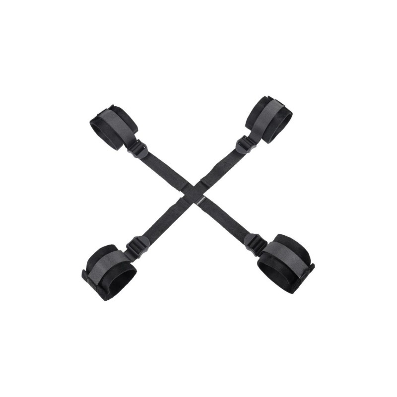 Sportsheets Hogtie Kit Fetish Sex and Mischief Black Restraints