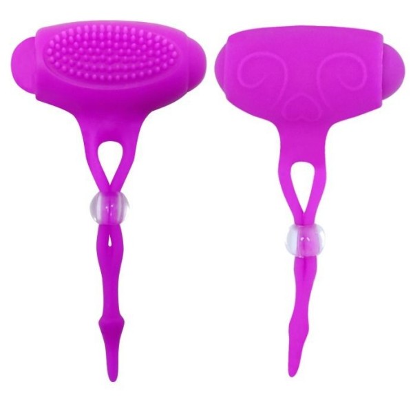 Vibrating Nipple Clamps Pretty Love Bancroft Purple