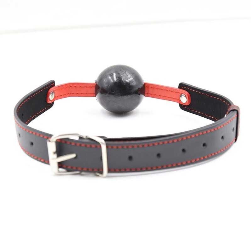 Ball Gag Ohmama Fetish TPE Soft Ball Red