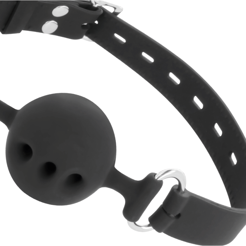 Silicone Ball Gag Fetish Darkness Black