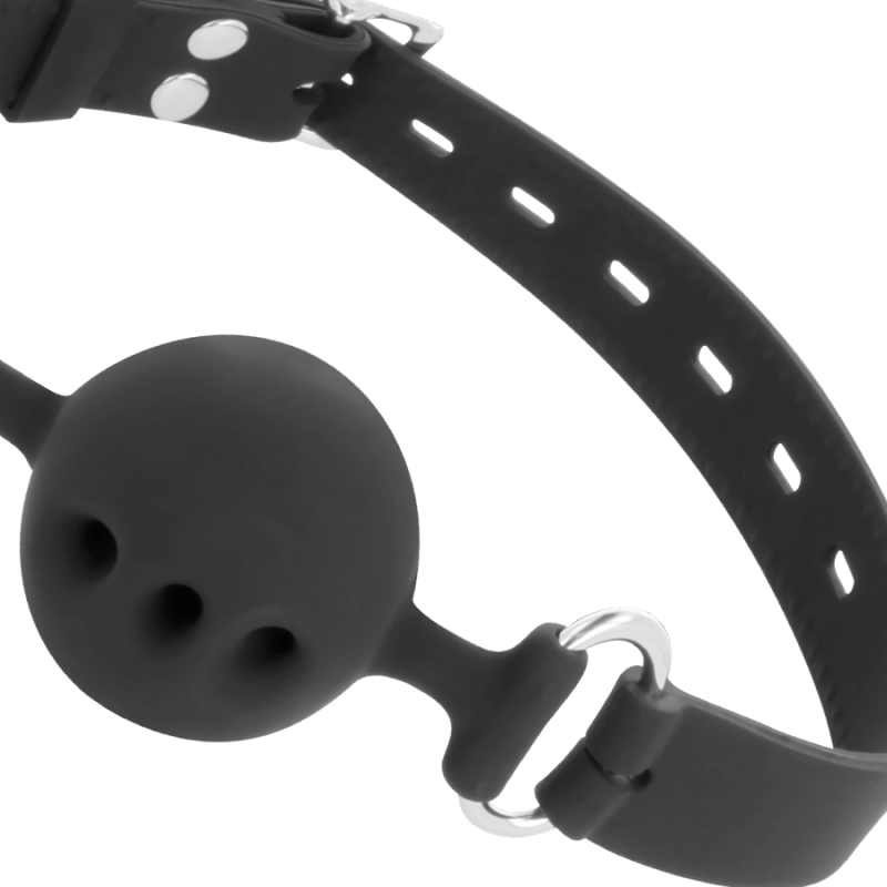 Silicone Ball Gag Fetish Darkness Black